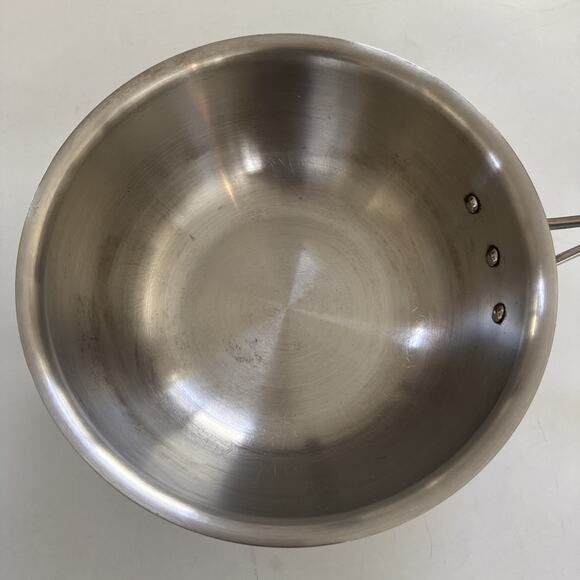 CALPHALON Stainless Steel Chef's Pan 143 Sautepan 3 Quart 2.8L Lid Included - Picture 5 of 10